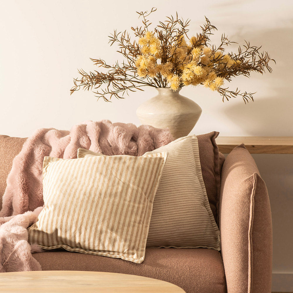 Natural Stripes Square 50x50cm Cushion