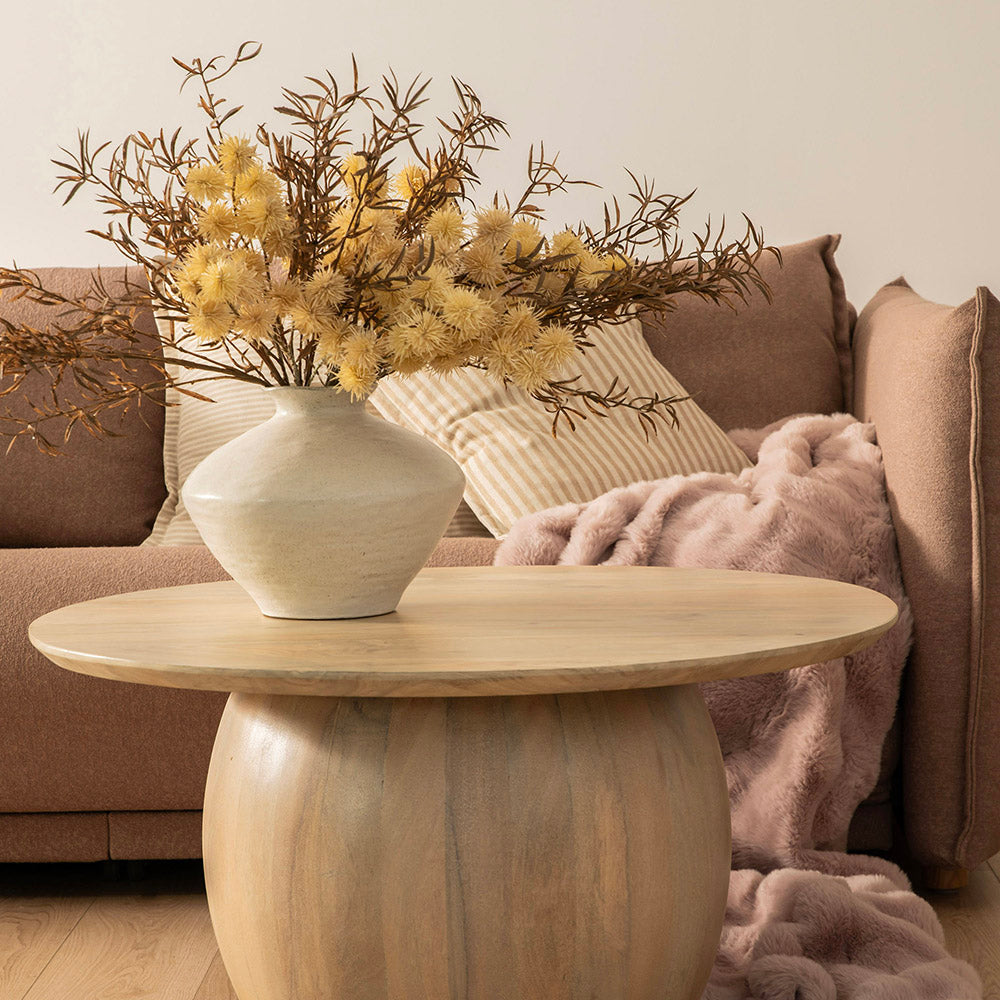Agnes 45x90cm Mango Wood Coffee Table