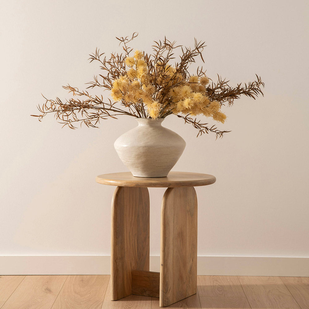 Agnes 50cm Mango Wood Side Table – Wheel&Barrow Home