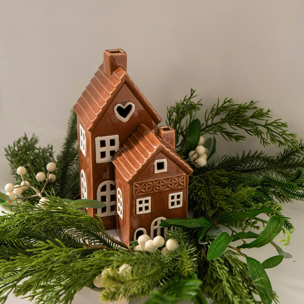 Laurel 17cm Candle Wreath