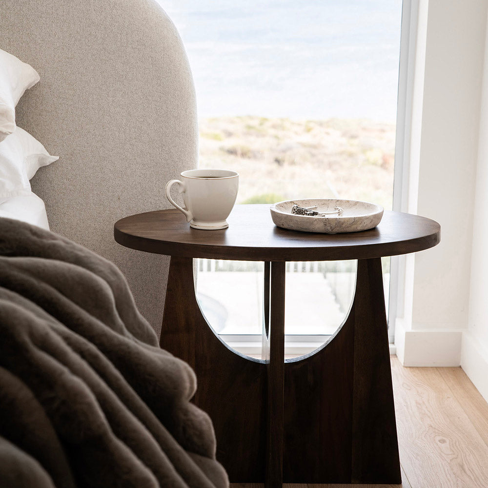 Eleanor 50x60cm Acacia Wood Side Table