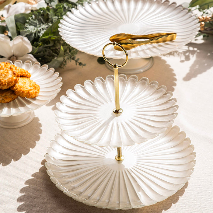 CAKE STAND Rola White Pearl 33cm