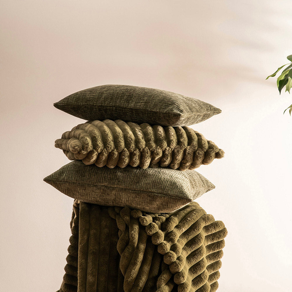 Cushion Chenille Green 50cm