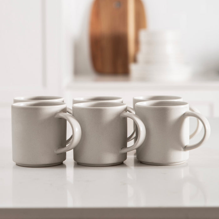 Mug Set Linear Snow