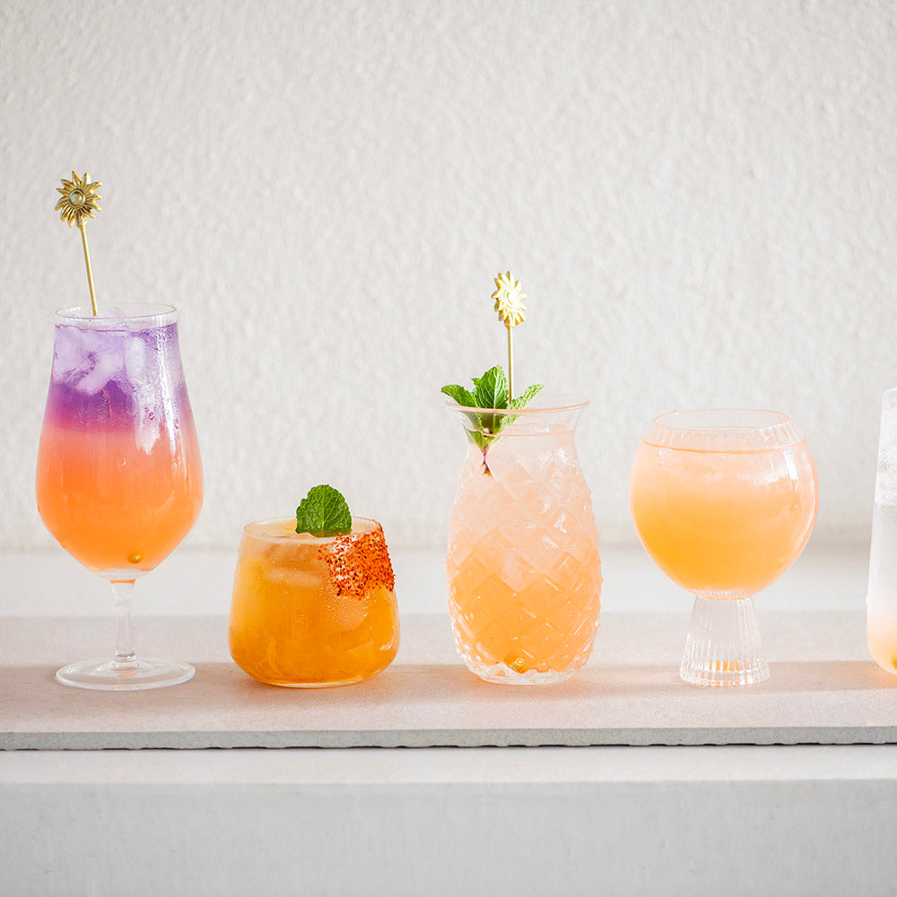 Hurricane Glass Ribbed Clear