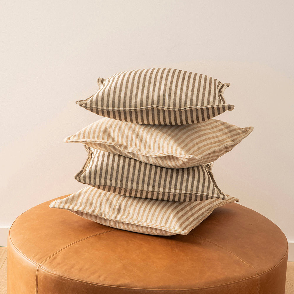 Natural Stripes Square 50x50cm Cushion