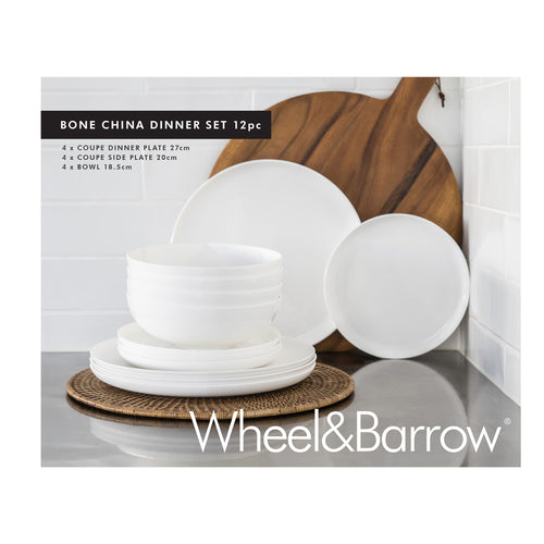 Coupe 12pc Bone China Dinner Set