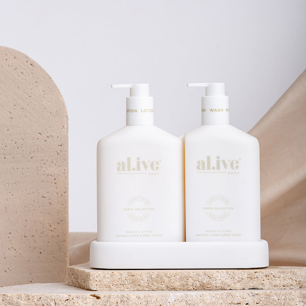 al.ive body Mango & Lychee Wash & Lotion Duo