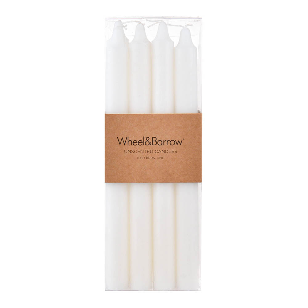 Candle Tapered Pack/8 in PVC Box - Wheel&Barrow Home