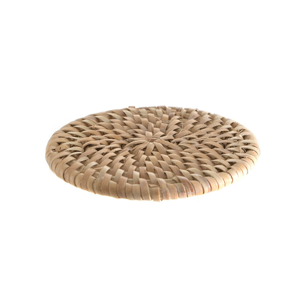 COASTER Round Rattan White Set/6 - Wheel&Barrow Home