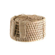 COASTER Round Rattan White Set/6 - Wheel&Barrow Home