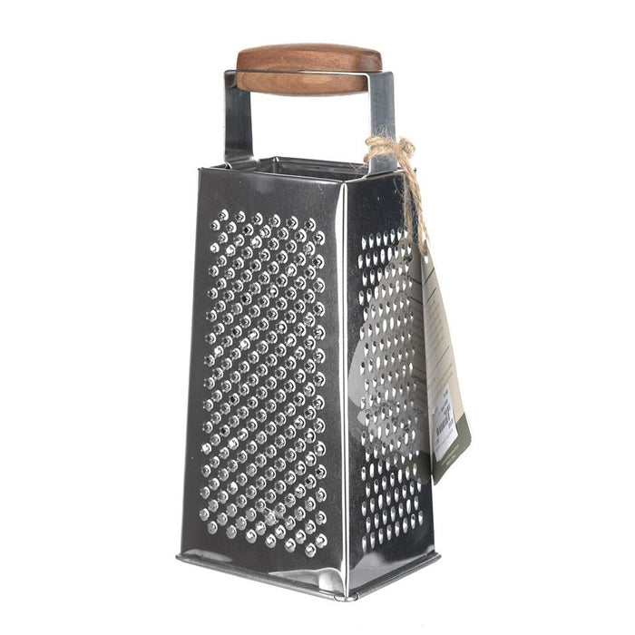 GRATER 4 Sided with Acacia Handle - Wheel&Barrow Home