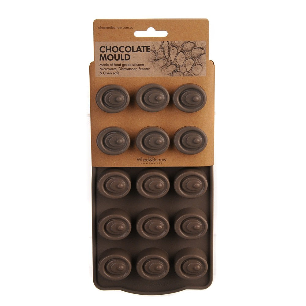 CHOCOLATE MOULD Silicon Round 21x11x2cm - Wheel&Barrow Home