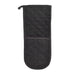 OVEN MITT Double Black Denim Industrial 18 x 90cm - Wheel&Barrow Home