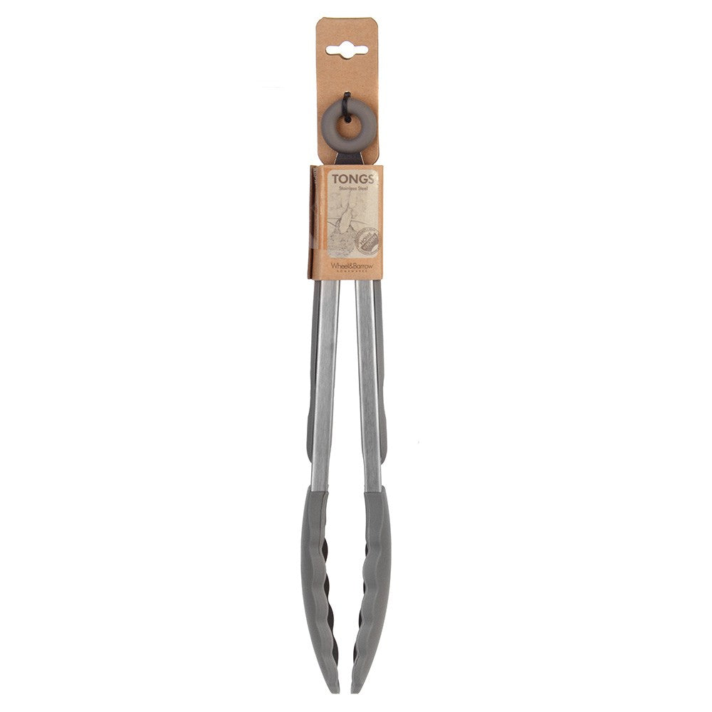 TONGS Silicon Tip Grey 23cm - Wheel&Barrow Home