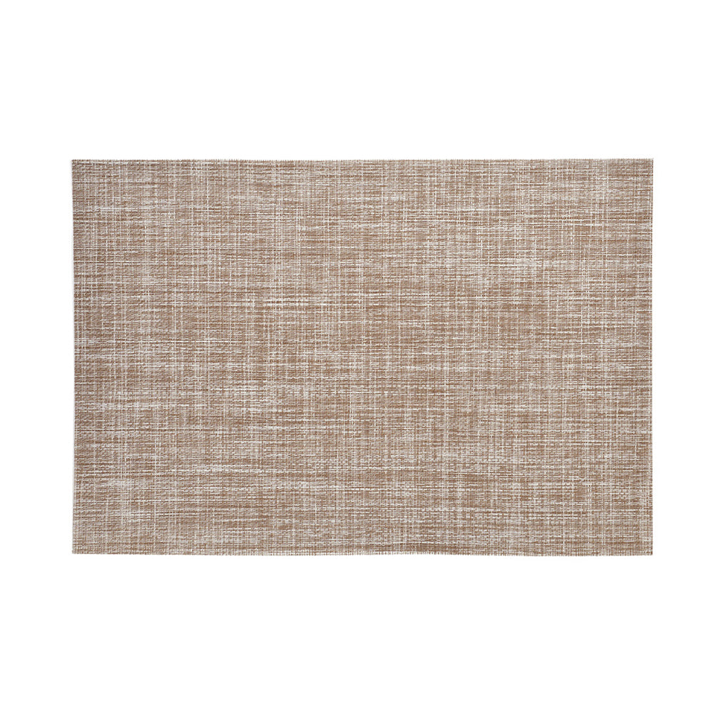 PVC Placemat Rectangle Natural Brown Mottled 33x48cm