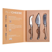 CHEESE KNIFE SET/3 Acacia Wood - Wheel&Barrow Home