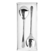 Salad Server Set/2 Hammered handle - Wheel&Barrow Home