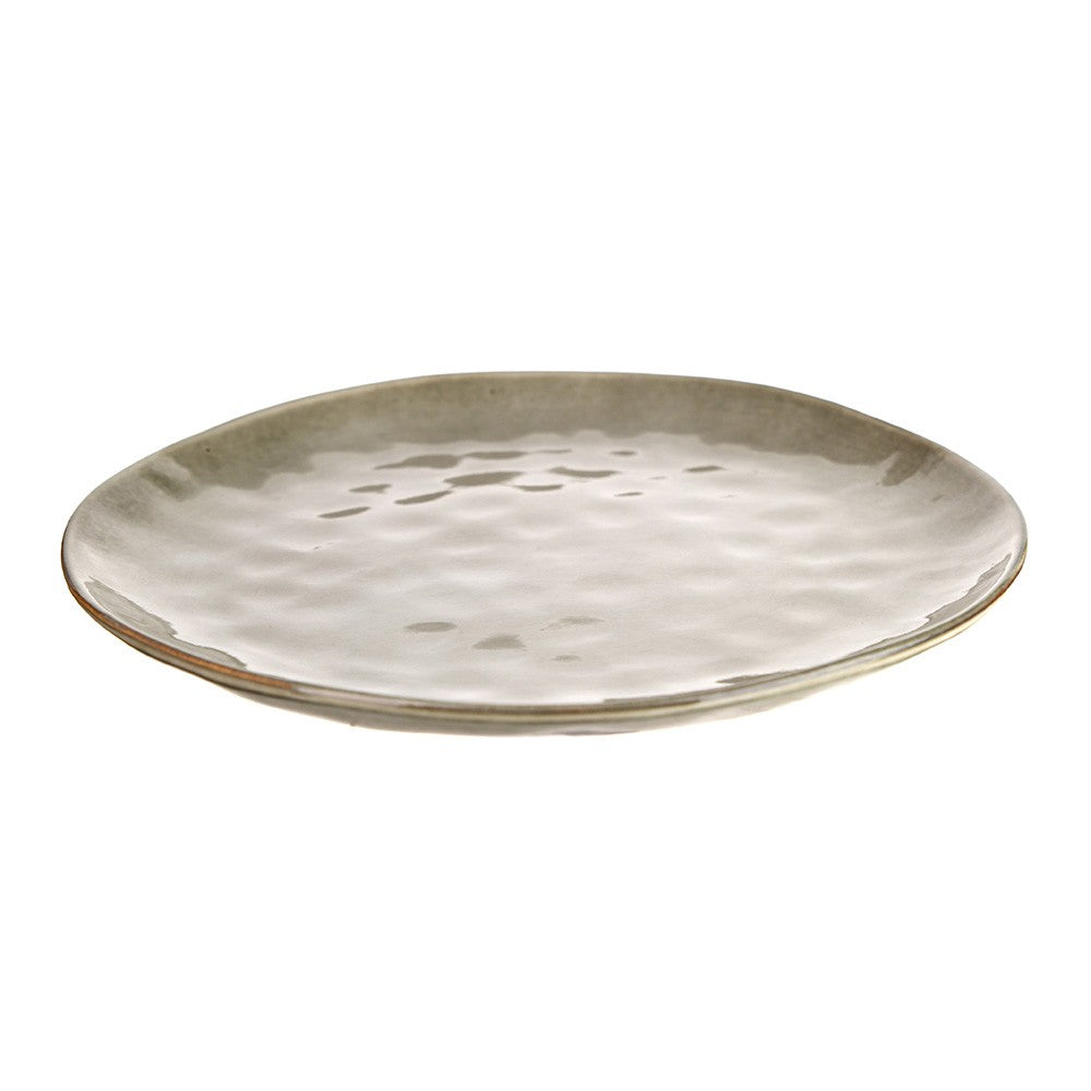 DINNER PLATE Stoneware Olive Green 29cm - Wheel&Barrow Home