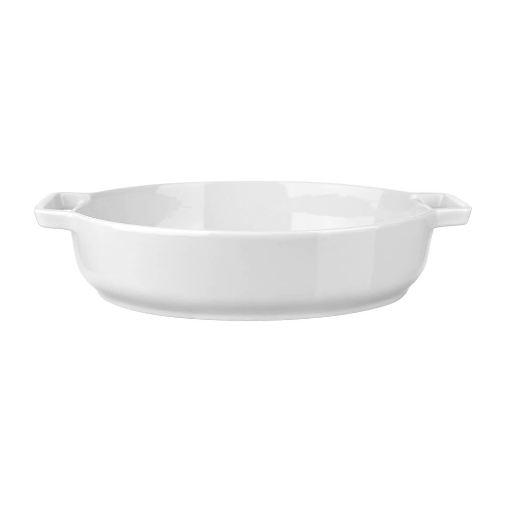 BAKER Porcelain Oval Wht with Handles 30cm - Wheel&Barrow Home