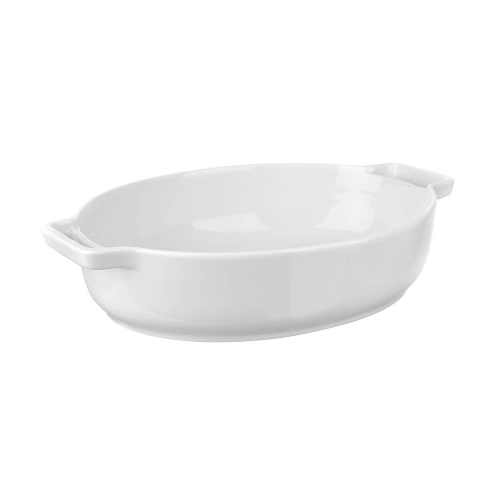 BAKER Porcelain Oval Wht with Handles 30cm - Wheel&Barrow Home