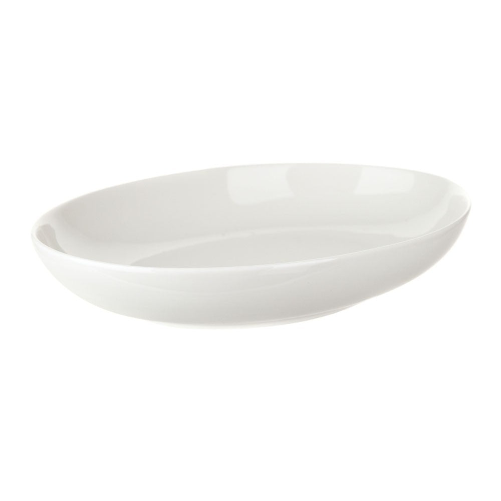 PLATE Coupe Oval Porcelain White 28x20x5cm - Wheel&Barrow Home