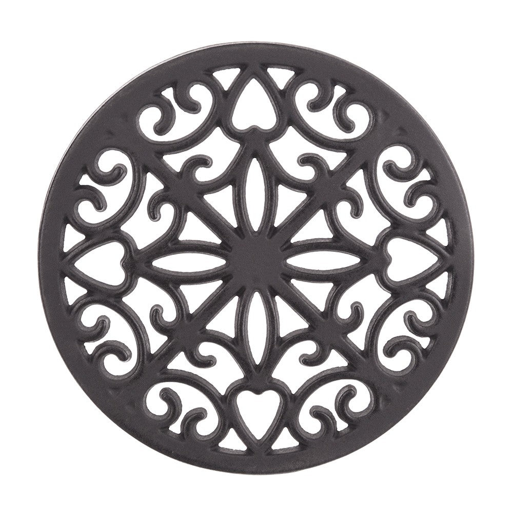 TRIVET Cast Iron Black 20cm - Wheel&Barrow Home