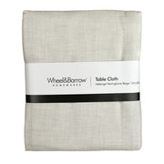 TABLECLOTH Melange Herringbone Beige 150x250cm - Wheel&Barrow Home