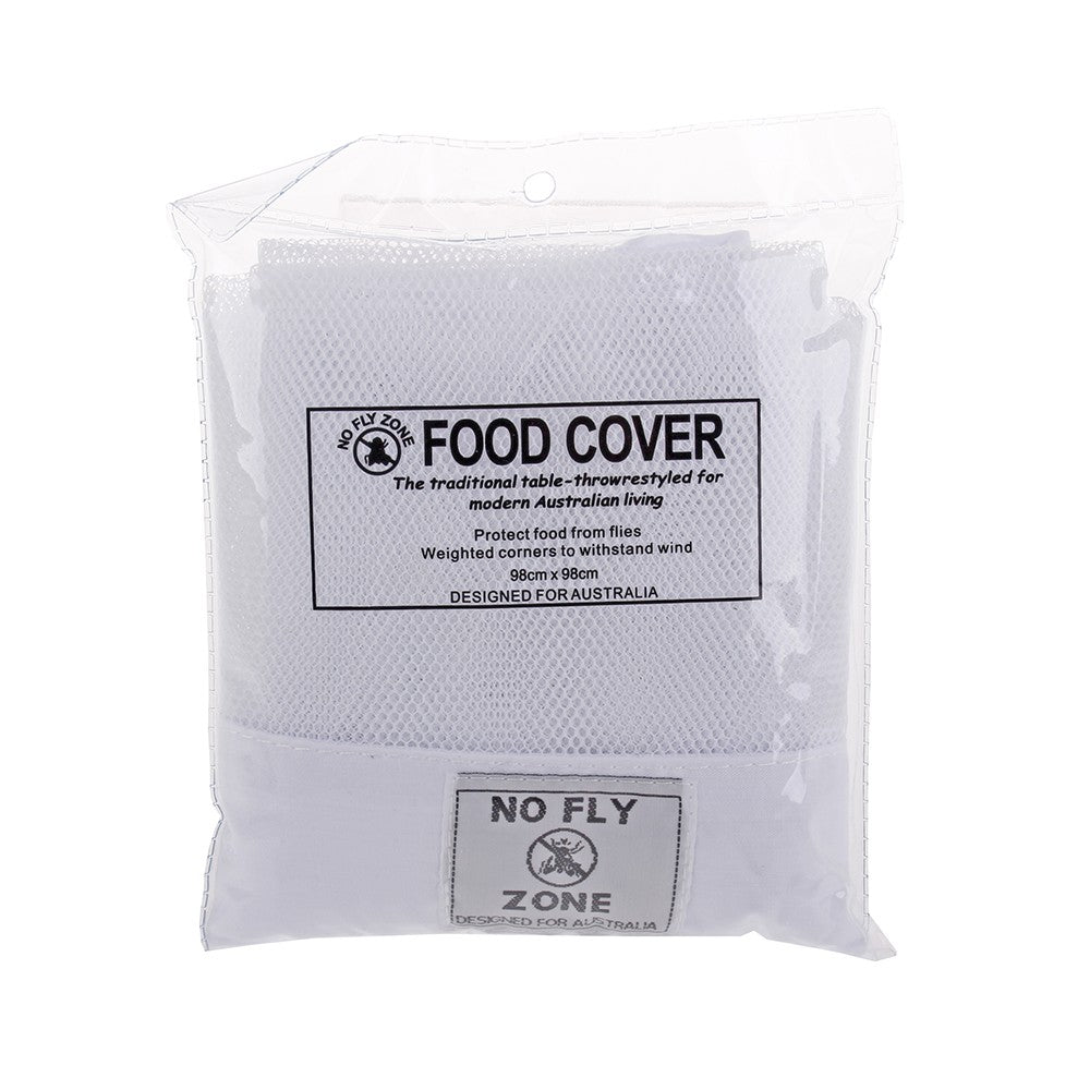 FOOD COVER Throw White 98x98cm - Wheel&Barrow Home