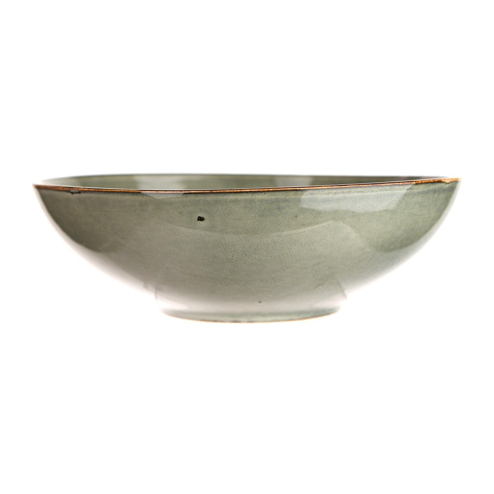 BOWL Stoneware Olive Green 20cm - Wheel&Barrow Home