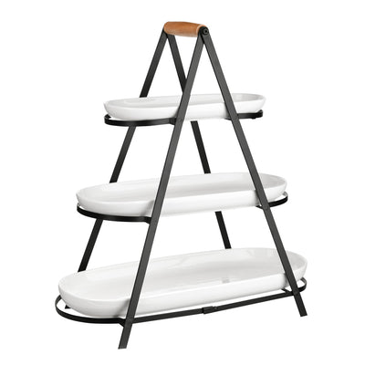 SERVING STAND Tower 3-tier 51x25x55cm - Wheel&Barrow Home