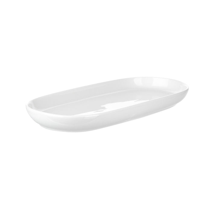 SERVING PLATE Oval White Small 31.5x15.2x3.1cm - Wheel&Barrow Home