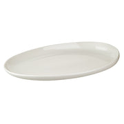 PLATTER Oval Porcelain White 40.5x24x4.5cm - Wheel&Barrow Home