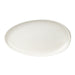 PLATTER Oval Porcelain White 40.5x24x4.5cm - Wheel&Barrow Home
