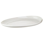 PLATTER Oval Porcelain White 48.5x29.2x5.5cm - Wheel&Barrow Home
