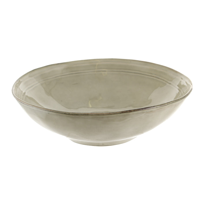 Stoneware Salad Bowl Olive Green 30cm