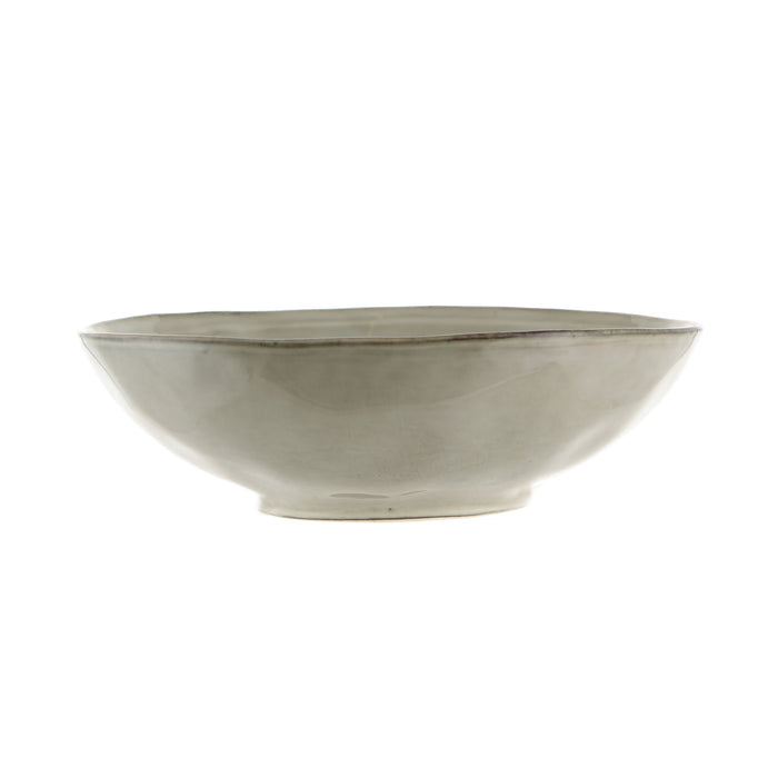 Stoneware Salad Bowl Olive Green 30cm