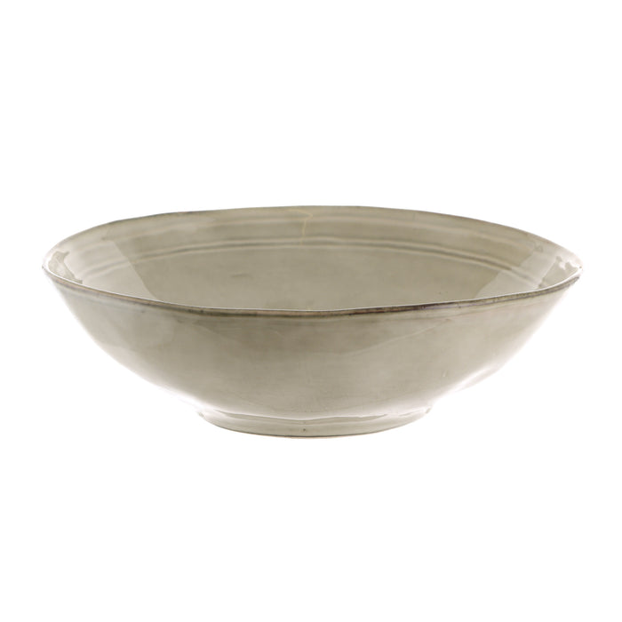 Stoneware Salad Bowl Olive Green 30cm