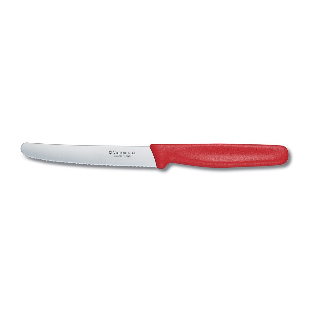 STEAK & TOMATO KNIFE Victorinox Round Edge Red 11cm - Wheel&Barrow Home