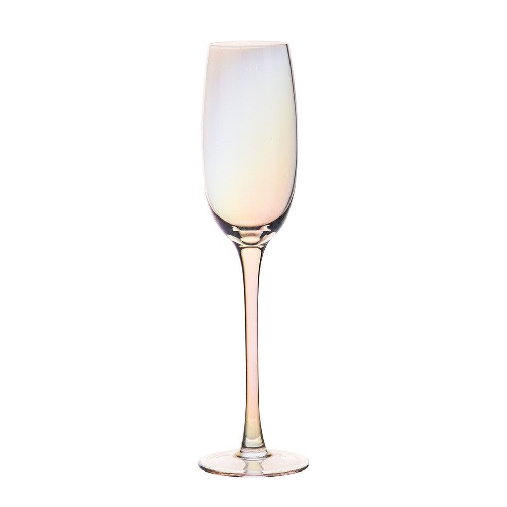 CHAMPAGNE FLUTE Pearlised 230mL - Wheel&Barrow Home