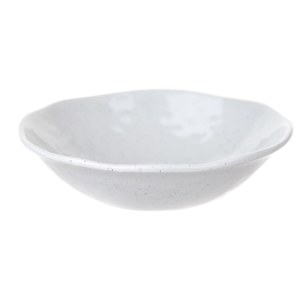 BOWL Melamine Speckle White 19cm - Wheel&Barrow Home