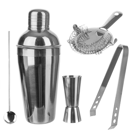 COCKTAIL SET Stainless Steel Cylinder 5pc - Wheel&Barrow Home