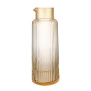 PITCHER Glass Optic Amber 1L - Wheel&Barrow Home