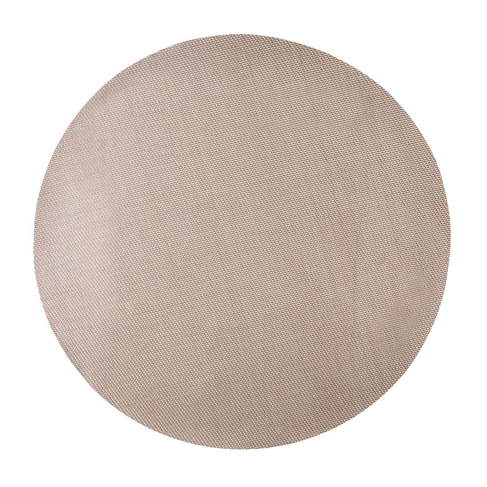 PLACEMAT Round PVC Champagne 35cm - Wheel&Barrow Home