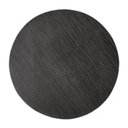 PLACEMAT Round PVC Black 35cm - Wheel&Barrow Home