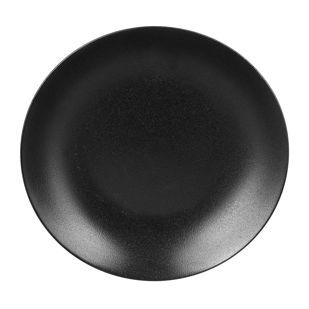 RICE PLATE Deep Black 25.4x5cm - Wheel&Barrow Home