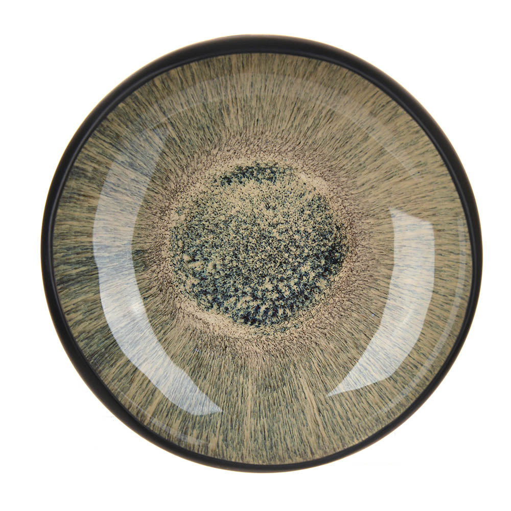 ORGANIC BOWL Matt Black/Atomic 27x27x9cm - Wheel&Barrow Home