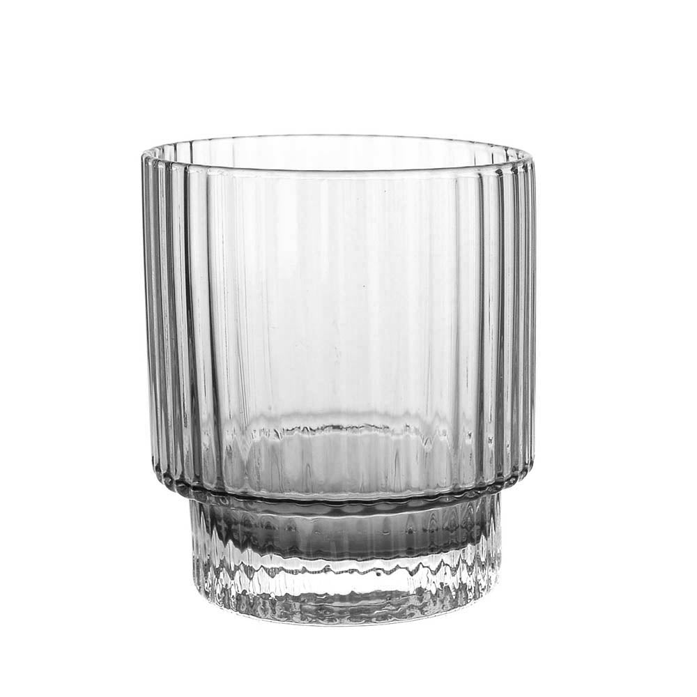 TUMBLER Glass Optic Clear 290ml - Wheel&Barrow Home