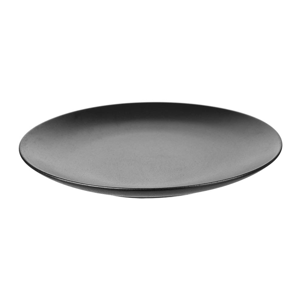 PLATE Flat Black 28cm - Wheel&Barrow Home