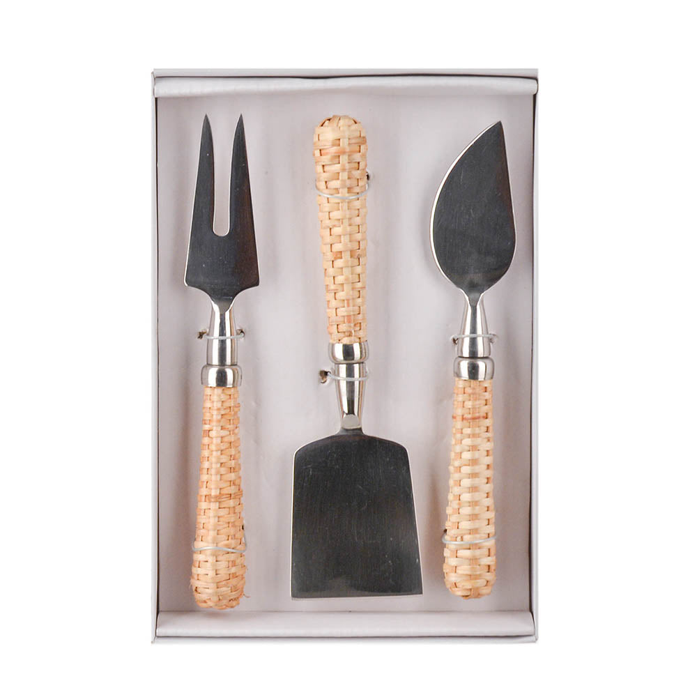 Rattan Cheese Knives-Set/3 – Matilda's Life Style